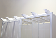 46 Inch Double Louvered Roof